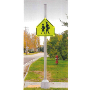 LED School Crossing BlinkerSign