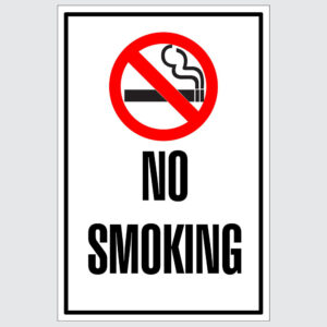School Sign - No Smoking